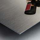 Crazy young Irish man celebrating St Patricks Day  Metal print