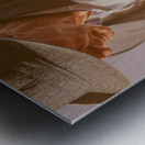 True crime nostalgia Metal print