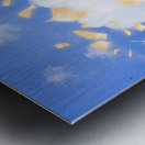 Romantic woman dreaming of a sky filled romance Metal print