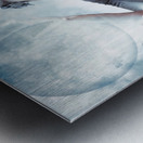 Magic Winter Woman In Luxury Fashion And Makeup Metal print