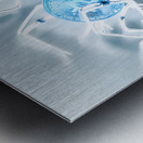 Blockchain network Metal print