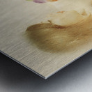 Spiritual woman channelling her soul energy Metal print