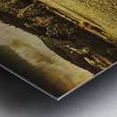 Open fields of Woodstock Tasmania Metal print