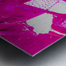 Pink and peel Metal print