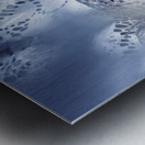 Mysterious carnival mask Metal print