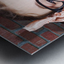 Funny Dentist Showing White Teeth And Big Smile Metal print