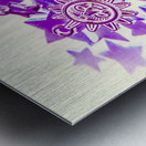 Purple planetarium Metal print