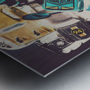 Motorised metropolis Metal print