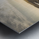 Routing western shores Metal print