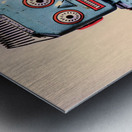 The old bot Metal print