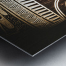 Rainforest tribal mask Metal print