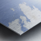 Wind powered farming station Metal print