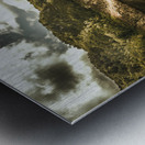 Calm still water reflections Metal print