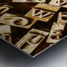 Love Letter Limerick  Metal print