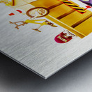 Skate parked Metal print