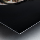 Living dead health professional putting on gloves Metal print