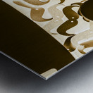 Hairy Hipster Metal print