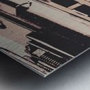 City circle street artwork Metal print