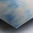 Puddled fields and distant hills Metal print