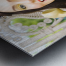 Retro Business Woman Metal print