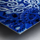 Complex sound structures Metal print