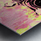 Pop art owl watercolour Metal print