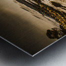 Atmospheric dusk seascape Metal print