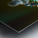 Bordering Metal print