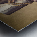 Vintage wooden toy soldier Metal print