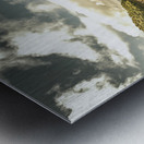 Cloudy blue lakes Metal print