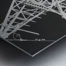 Current inverted Metal print