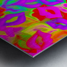 Neon love Metal print