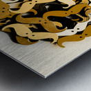 Wooden whiskers Metal print