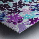 Whimsical winter scene Metal print