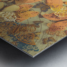 With faded colors and intricate markings Metal print