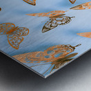 Dancing on a sky blue canvas Metal print