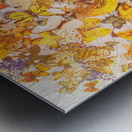 Butterflies and maps Metal print