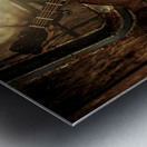 Country banjo Metal print