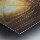 Oil and strings Metal print