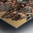 Antique owl consortium Metal print