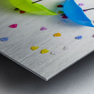 Raining summer love Metal print