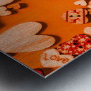 Heart consortium  Metal print