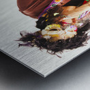 Reflecting a disguise  Metal print