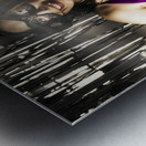 Bathed in stage light Metal print