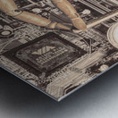 Block heights Metal print