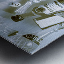 All glass Metal print