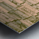 Lost in wine Metal print