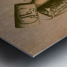 Cellarised Metal print