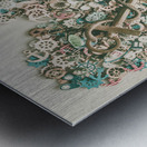 Hearts and anchors Metal print