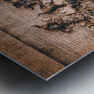 Horseshoe racing Metal print